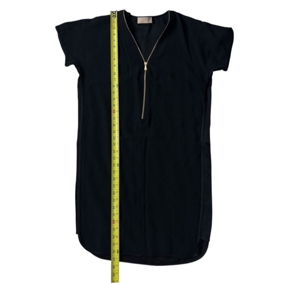 GEORGES RECH PARIS Women’s Black Zip-Front Dress - Picture 4 of 14